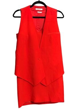 Givenchy Paris Red Vest Dress - 38 (US 6) 🌟